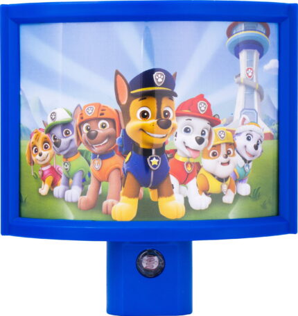 Nickelodeon PAW Patrol LED Automatic Night Light, Curved Shade, 39137